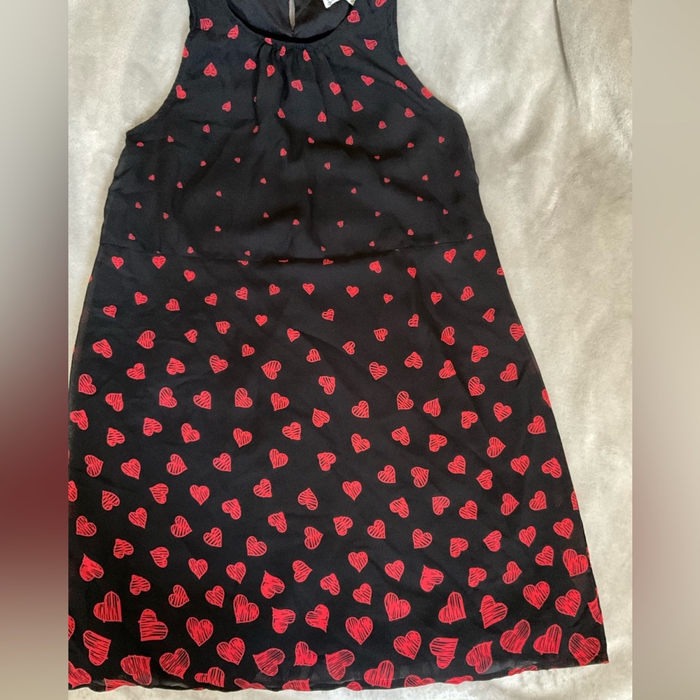 Disney Black and Red Halter Sheath Dress kids size 7/8